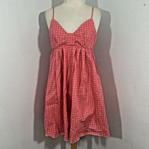 Lei Mini Dress Womens‎ Large Floral Babydoll Cottagecore 90s Y2K